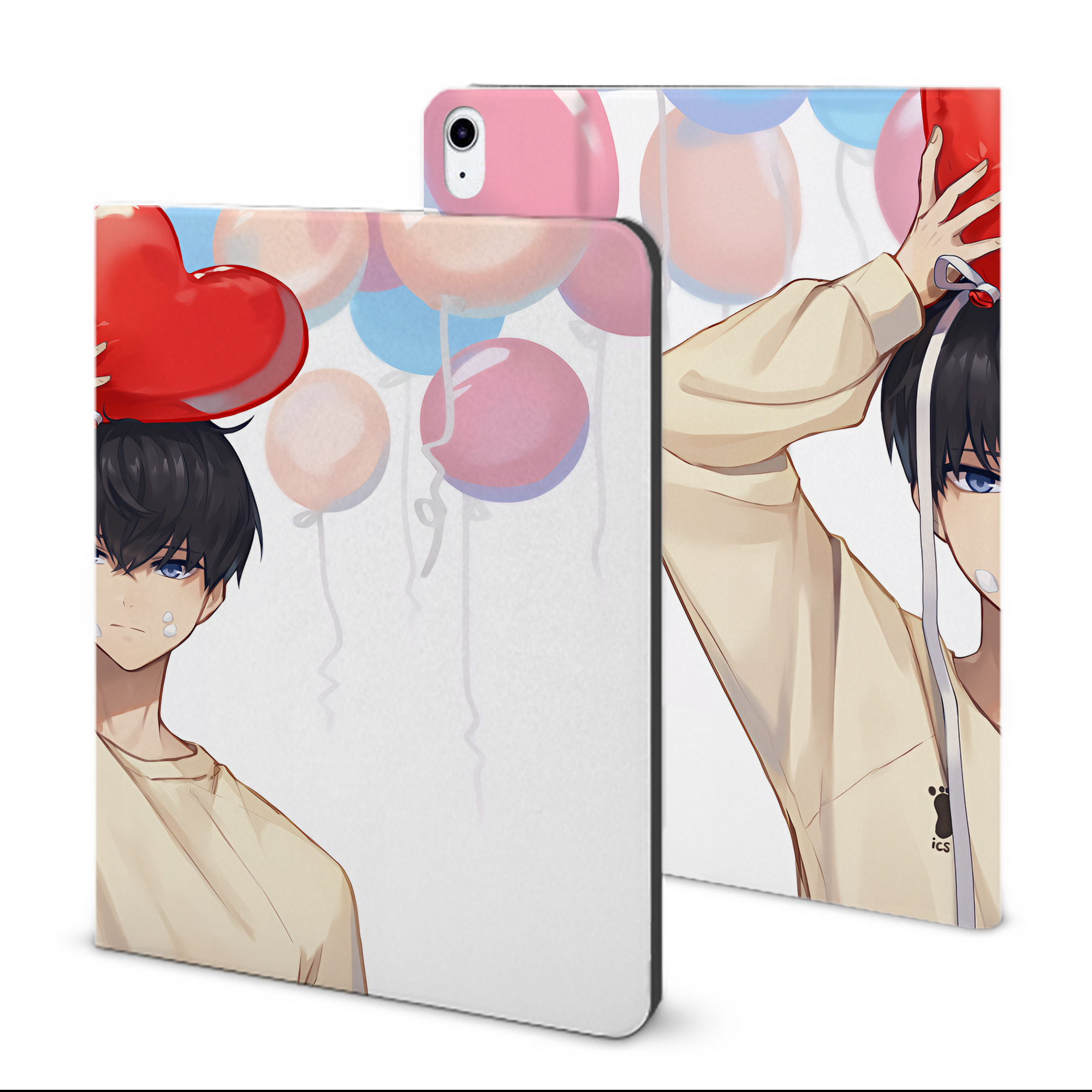 （画像用） ハイキュー!! Haikyu!! IPad ケース ブック型 PUレザー TPU 耐衝撃 軽量 薄型 ペン収納なし 全面保護 IPad 各モデル対応